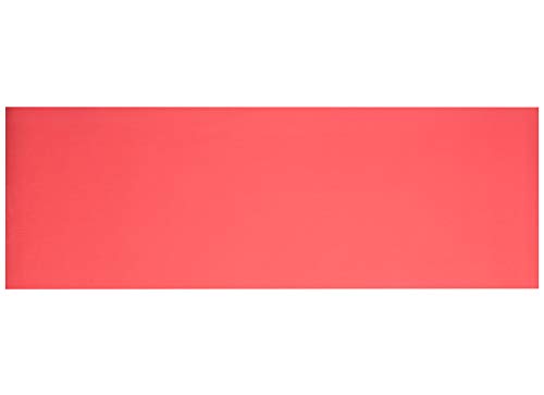 Mind Reader High-Density Fitness Mat, Yoga Exercise Floor Covering, Home Workout Portable Padding, 68 Inches Wide, Eva Foam, Red #TOP6