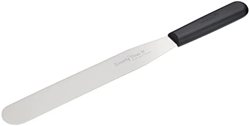 KitchenCraft Palette Knife / Icing Spatula with Angled Blade, Stainless Steel, 22cm