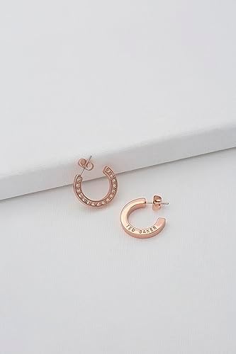 Ted Baker Senatta Reversible Crystal Hoop Earrings For Women