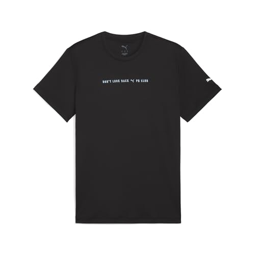 PUMA T-Shirt à Motif Run Club Homme de course respirant noir