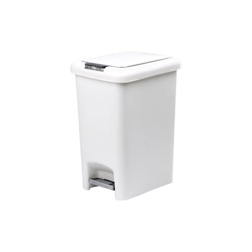 Caneca de basura Superio 6.5L rectangular blanca