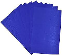 Image of OON Craft Sheet A4 Blue Color 10pcs Felt Sheet (Blue)