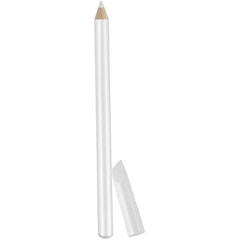 Maitys 1 Piece Nail Whitening Pencil 2-in-1 White Nail Pencil DIY Nail Design Manicure with Cuticle Pusher Cover