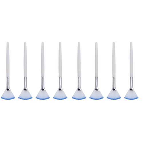 minkissy 2sets Sleeping Mask Brush Reusable and Easy to Clean Facial Mask Applicator Brush for Skincare 4pcs*2