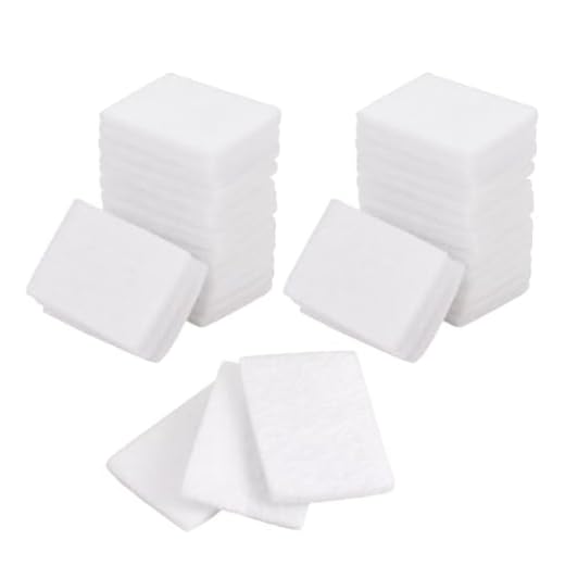PH PandaHall Unscented Aroma Pads, 50 Pack 1.1x0.8" Aroma Oil Refill Pads Microfibre Perfume Diffuser Pad for Home Electronic Equipment Locket Scent Ball Plug-in Diffuser