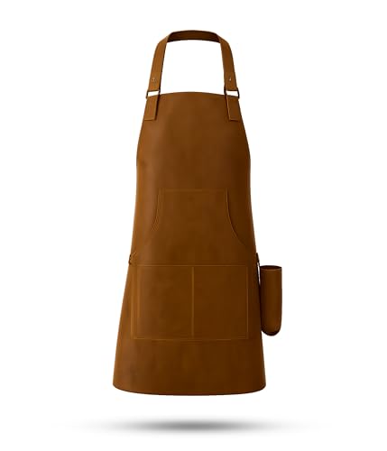 Tablier de barbecue COVER SOLUTIONS en cuir synthétique 83x63 cm