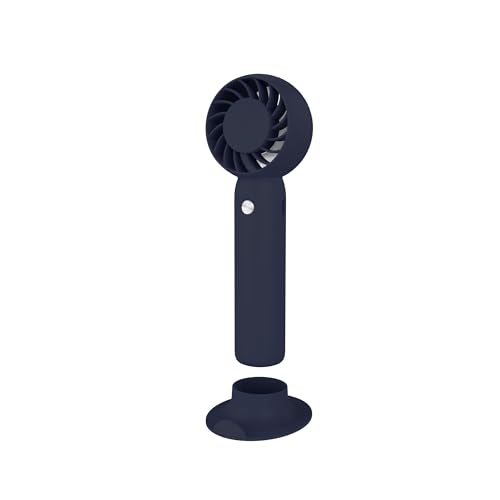 Image of Electric Handheld Fan portable with USB rechargeable Battery (BLUE2)