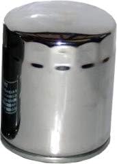 HIFLO OIL FILTER CHROME - HF171C compatible with 2008 Harley-Davidson FLHTCU Electra Glide Ultra Classic