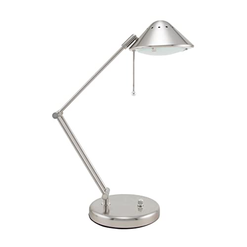 Victory Light Vsd102Bnr Lamp Desk Halogen 50W 3-Point Adjustable Brushed Nickel Retail Box For Use In Home, Office, And Crafting #TOP3
