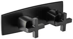3/4" Horizontal Thermostatic Shower Valve With Volume Control & TrimMatte Black