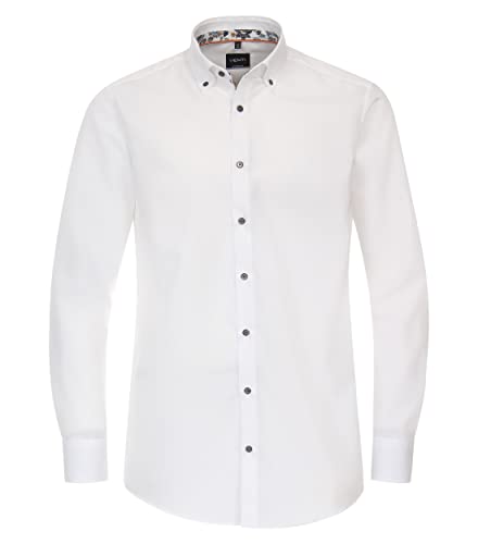 Venti Businesshemd Uni Modern Fit Weiß 42