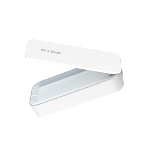 D Link D501 Adaptador USB 5G NR – Internet móvil 5G/4G LTE ultrarrápido, Plug & Play, USB C, Antena Plegable, Nano SIM, Compatible con Windows/macOS/Linux