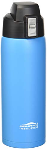 Aquatix Sea Mist Blue Insulated FlipTop Ultimate Sport Bottle 21 ounce Pure Stainless Steel
