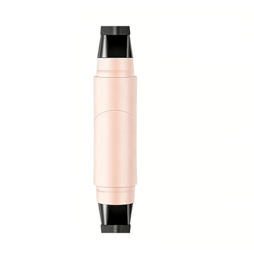 Eyeliner marcador 2 en 1 doble punta giratoria negro