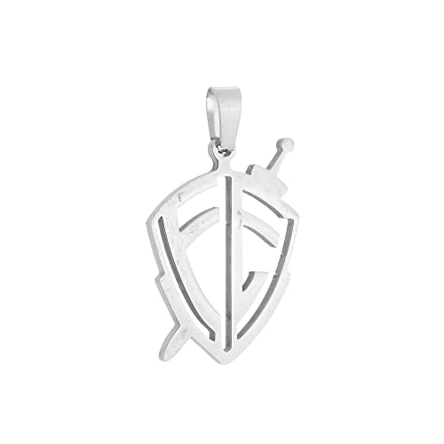 Pingente Fé de Aço Inox