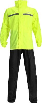 Genérico MC TUTA PIOGGIA IMPERMEABILE ACERBIS NERO GIALLO FLUOR M, Nero giallo, M