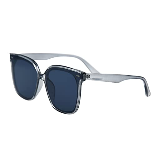 Classic Round Sunglasses for Women Men Retro Vintage Shades Large Plastic Frame Sunnies