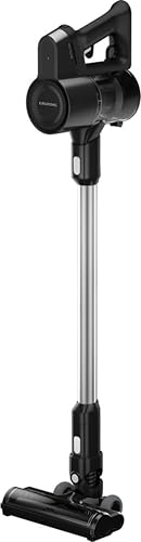 GRUNDIG VCP 4230 2-in-1-Akku-Stielstaubsauger, 2 Saugkraftstufen, 150 Watt Motor, 25, 2 Volt Li-Ion Akku, 550 ml Staubaufnahmevolumen, bis zu 45 Minuten Betriebszeit, 80 Dezibel, Weiß / Schwarz