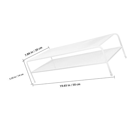 Support métallique pour ordinateur à la maison ou l'école rehausseur double couche - 3