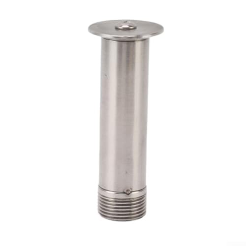 Buse de fontaine en acier inoxydable - Tête de pulvérisation en forme de champignon - Pour bassin à poissons - Pour extérieur, rocaille, jardin - 10 cm