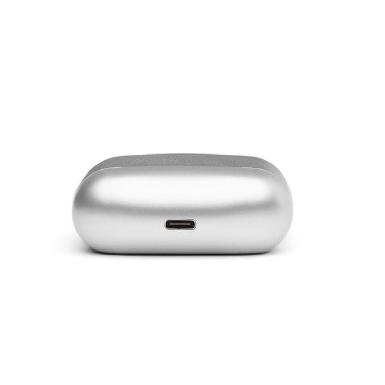 Lexon MINUT Kompakter Mini-Wecker mit VA-LCD-Display, Pure Black, Touch-Steuerung, Snooze-Funktion und Hintergrundbeleuchtung, wiederaufladbarer Akku, Aluminium