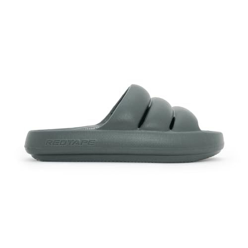 Image of Red Tape Casual Sliders for Women | Refined Round-Toe Shape with a Relaxing Slip-On Support | BLACK | 3 UK