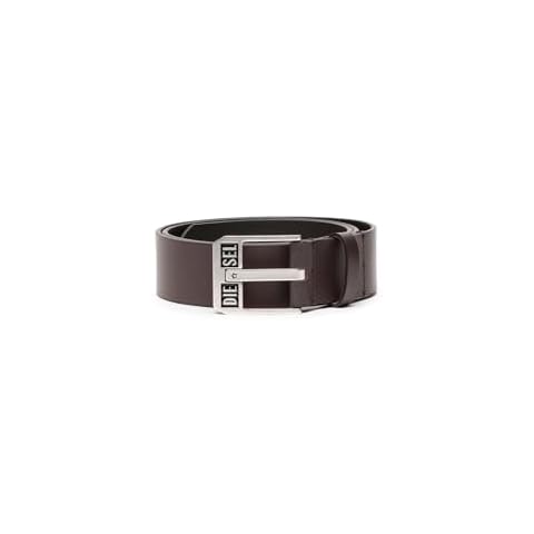 Diesel Brown Leather Belt for Men Cover