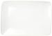 Tognana 36 x 25 cm Rechteck Plaza Platte, Weiß