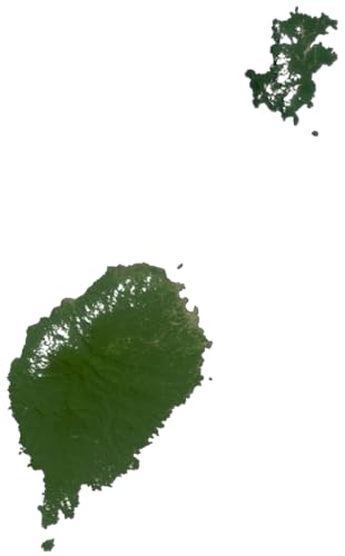 ConversationPrints Sao Tome and Principe Satellite Map POSTER PICTURE PHOTO PRINT BANNER