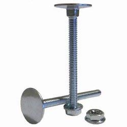 Restore Pontoon 3" Zink Plates Deck Bolts and Nuts- Pack of 100