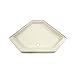 Lippert 301241 Better Bath 34" x 34" Neo Angle RV Shower Pan Center Drain Parchment