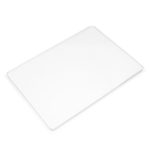 Plaque d'impression A4 en Gel de 10 MM Réutilisable ifundom pour Tamponnage Précis à l'Encre