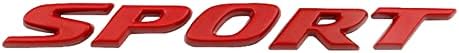HHLOU Sport Letter Emblem Trunk Lid Rear Logo Badge Fits Honda Accord Civic 2017-2023 (red)