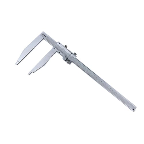 Hisxrcal 【高精度カーボンスチールノギス 】ノギス ステンレススチール ロングジョー 精密 デジタルノギス ノギス 小型 ノギス ゼロセット機能 内径/外径/深さ測定用高精度のぎす コンパクト 持ち運び便利 DIY 測量精度 0.02mm 0.00