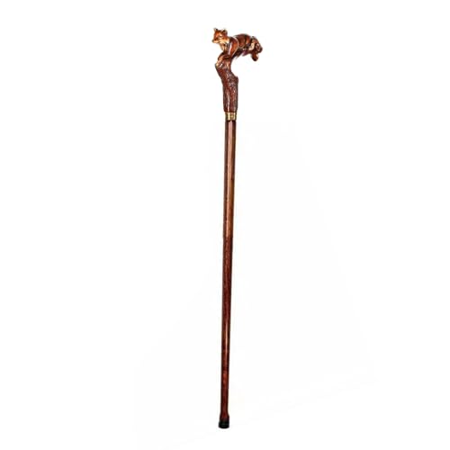 Bastón de madera tallada vintage para steampunk e histórico, accesorio de disfraz de 90 cm