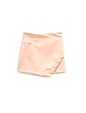 Rose (274) Koton Mini Skirt Faux Leather Envelop Asymmetric Cut, Jupe Filles, Pink (274),