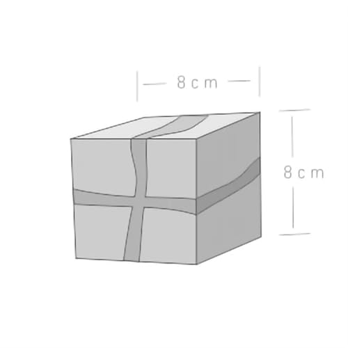Lámpara de pared de madera para pasillos oscuros aplique de resina LED cubo 8