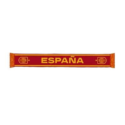 RFEF Bufanda Oficial de España | Detallada con el Escudo de la Selección y la Estrella del Mundial - Medidas 130 x 20 cm | Ya disponible en tu tienda friki favorita! En mundofriki.es!