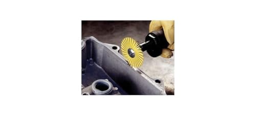 Image of Scotch-Brite Radial Bristle Brush, Aluminum Oxide, 6000 RPM, 6 Diameter x 7 /16 Width, 1 Micron (Pack of 1)