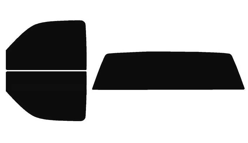 The Tint Effect Precut Window Tint Kit Compatible with Chevrolet Silverado 2500 Regular 2-Door Cab Truck (2000-2007)(Full Truck with Solid Rear: 5%) Automotive Film