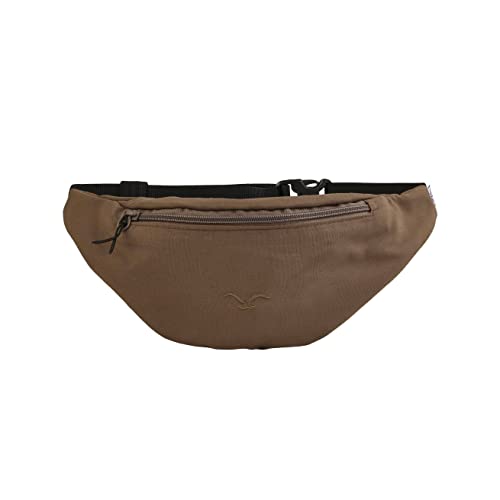Hipbag Simplist Cleptomanicx sac banane taupe foncé compact et réglable
