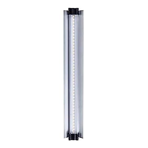 SunBlaster 12" Prism Lens 12W 6400K Full Spectrum LED Strip Light Indoor Greenhouse Plant Grow Lamp with Built-In Reflector & Mounting Clips Cover