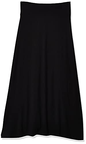 Amy Byer Girls' 7-16 Full-Length Maxi Skirt, Black, Medium
