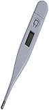 GYYFF Mini termómetro Digital sin Mercurio Termómetro clínico sin Mercurio Uso en Oral/Rectal/axila con Pantalla Digital Seguro para bebés y familias