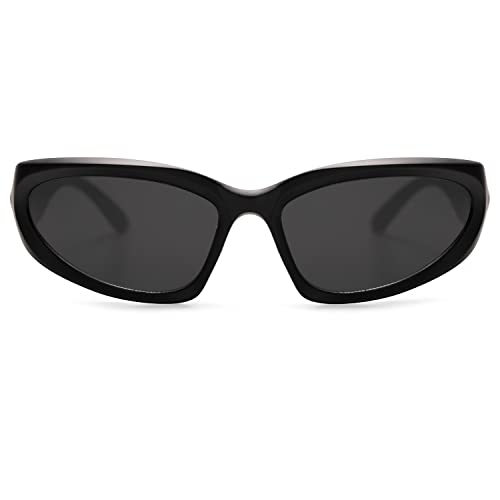 VANLINKER Wrap Around Sport Sunglasses for Women Trendy Fashion Athletic Shades2