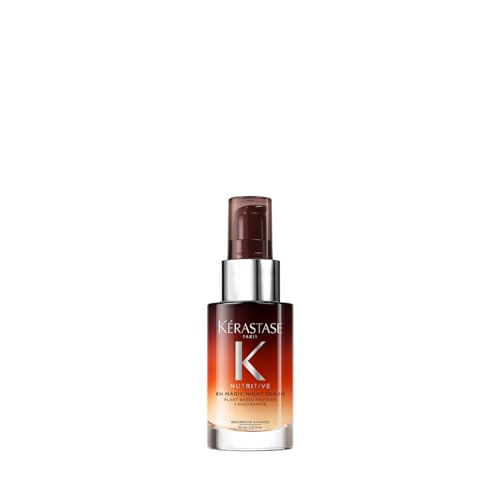 KÉRASTASE Nutritive - Sérum de Nuit 8H - Sans Rinçage - Sérum Cheveux Secs - Sérum Capillaire Nutrition - Renforce - Hydrate & Facilite Le Coiffage - Niacinamide -...