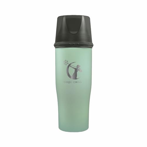 Image of Ceres Chill Mini Breastmilk Chiller Demigoddess, Reusable Breastmilk Storage Container, Keeps Milk at Safe Temperatures for Up to 16 Hours, Bottle Cooler, Connects W/Most Major Pumps (Zen Green)