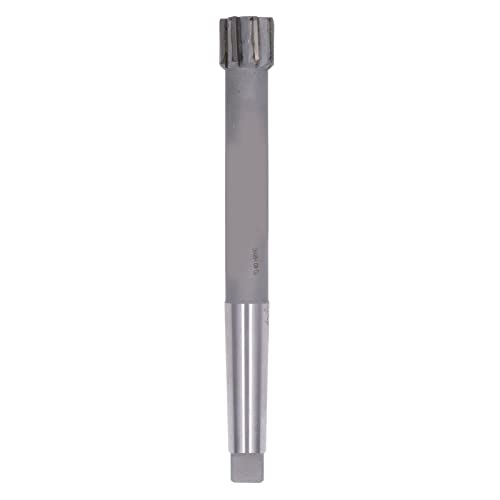 Respicefinem Carbide Fluted Reamer 33×4×4 Fluted Carbide Reamer Taper Shank Lathe Reamer Metal Drilling Reamer 40mm Lathe Reamer Metal Drilling and Reaming Tools
