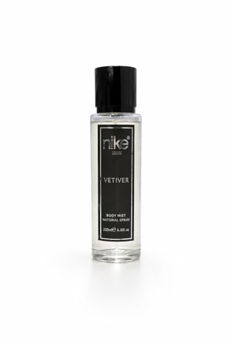 Image of Nike Vetiver Body Mist Spray for Men, Woody Citrus Fragrance, Long-lasting, Aluminium Free, 200ml