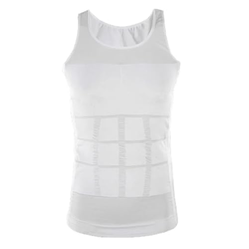 2 uds camisa de hombre adelgazante Body Shaper chaleco camisetas sin mangas for entrenamiento Abs Abdomen camisetas sin mangas camiseta moldeadora camiseta de compresión térmica Para Deporte Fitness(W